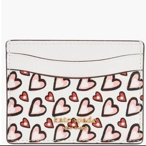 Kate Spade Hearts Cardholder Mini Wallet